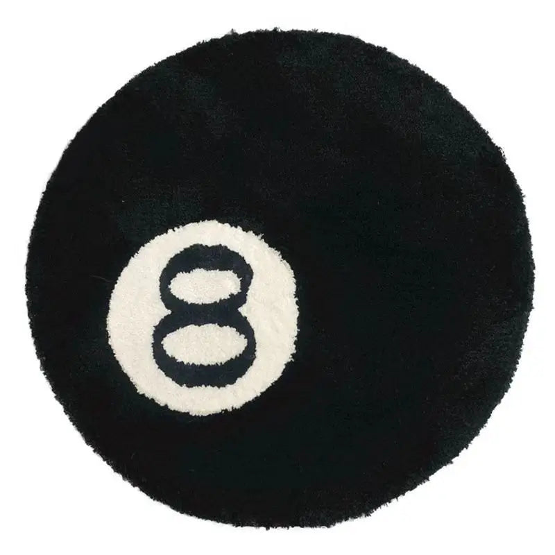 8-ball rug