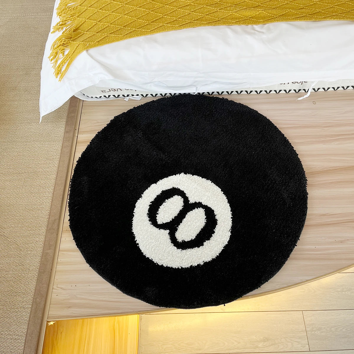 8-ball rug