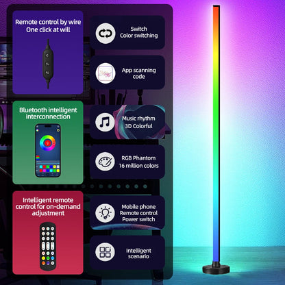 Corner LED light stand