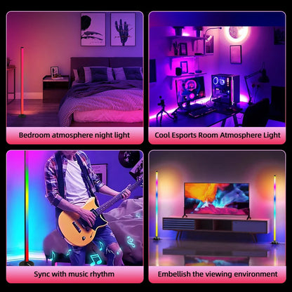 Corner LED light stand