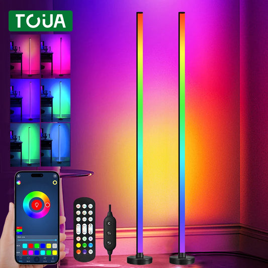 Corner LED light stand