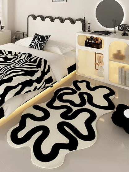 Wave design rug