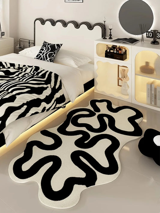 Wave design rug