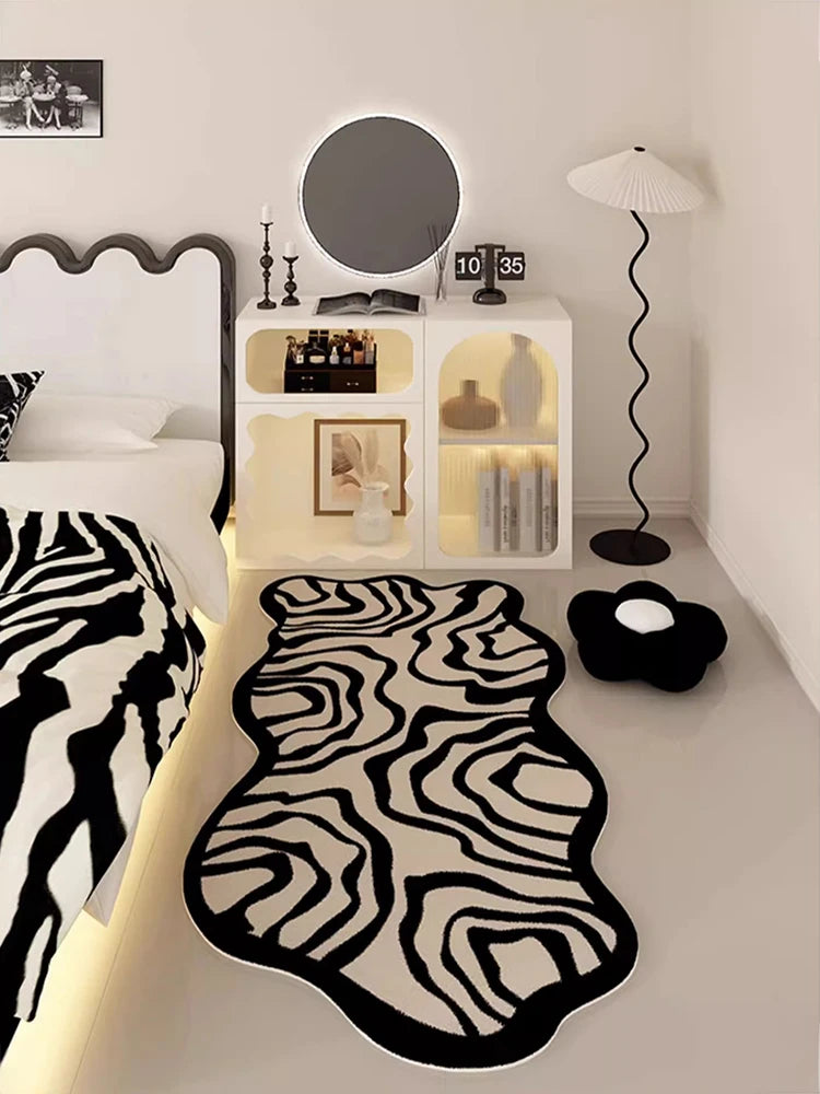 Wave design rug