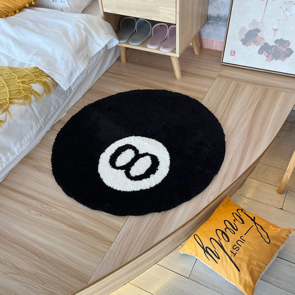 8-ball rug
