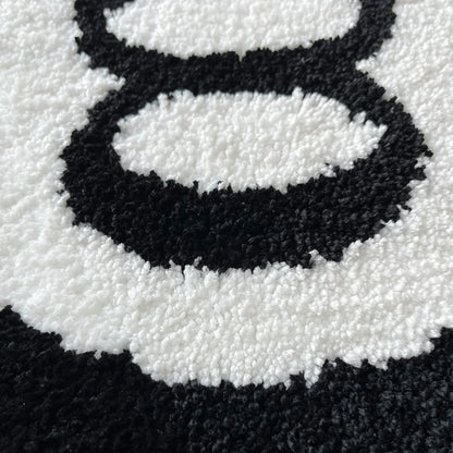8-ball rug