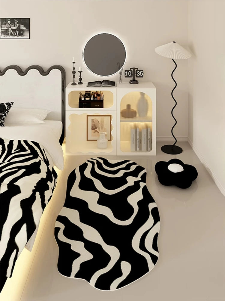 Wave design rug
