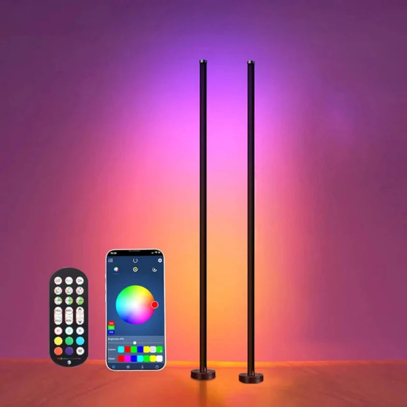 Corner LED light stand