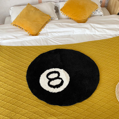 8-ball rug